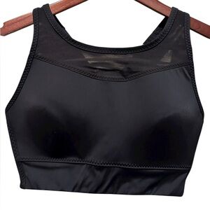 Athleta Black Gigi Strappy Sports Bra Fitness Gym Sporty Women's Size XS